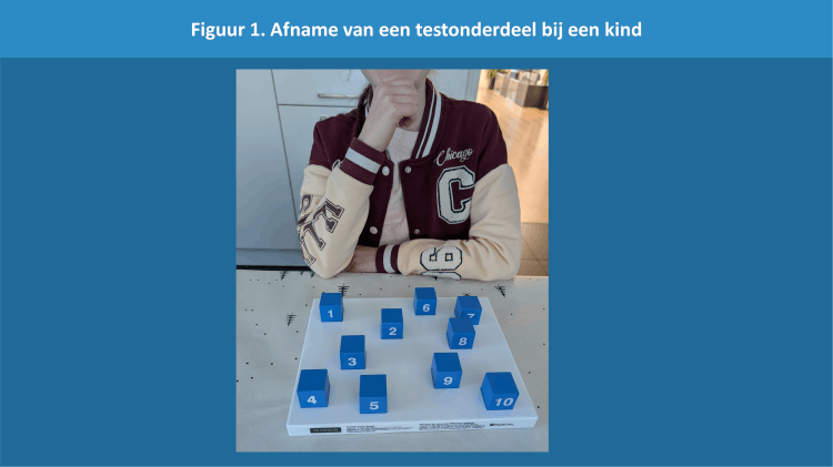 Figuur 1. Afname van een testonderdeel bij een kind