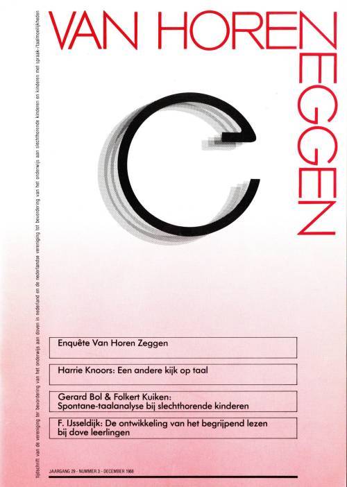 Van Horen Zeggen 1988 nummer 3