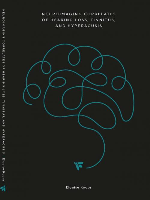 cover van het proefschrift van Elouise Koops,  met kringels vormgegeven hersenen